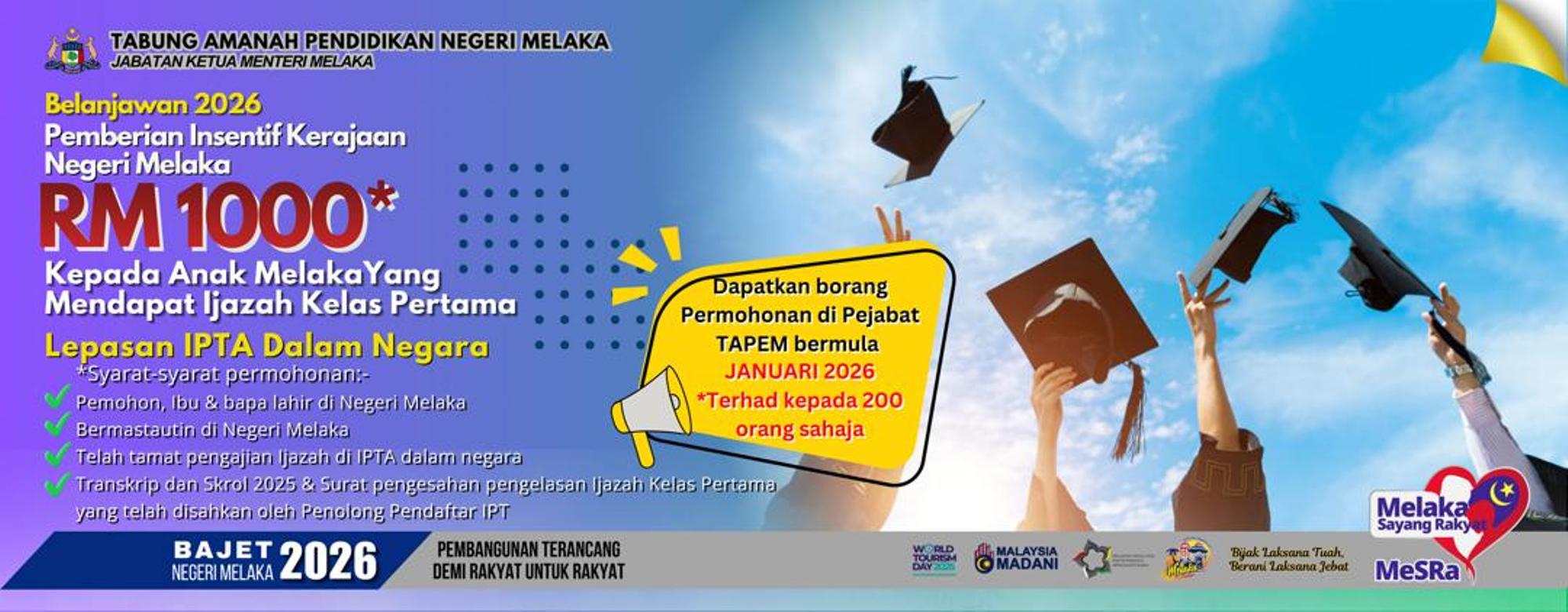 insentif ijzah kelas pertama 